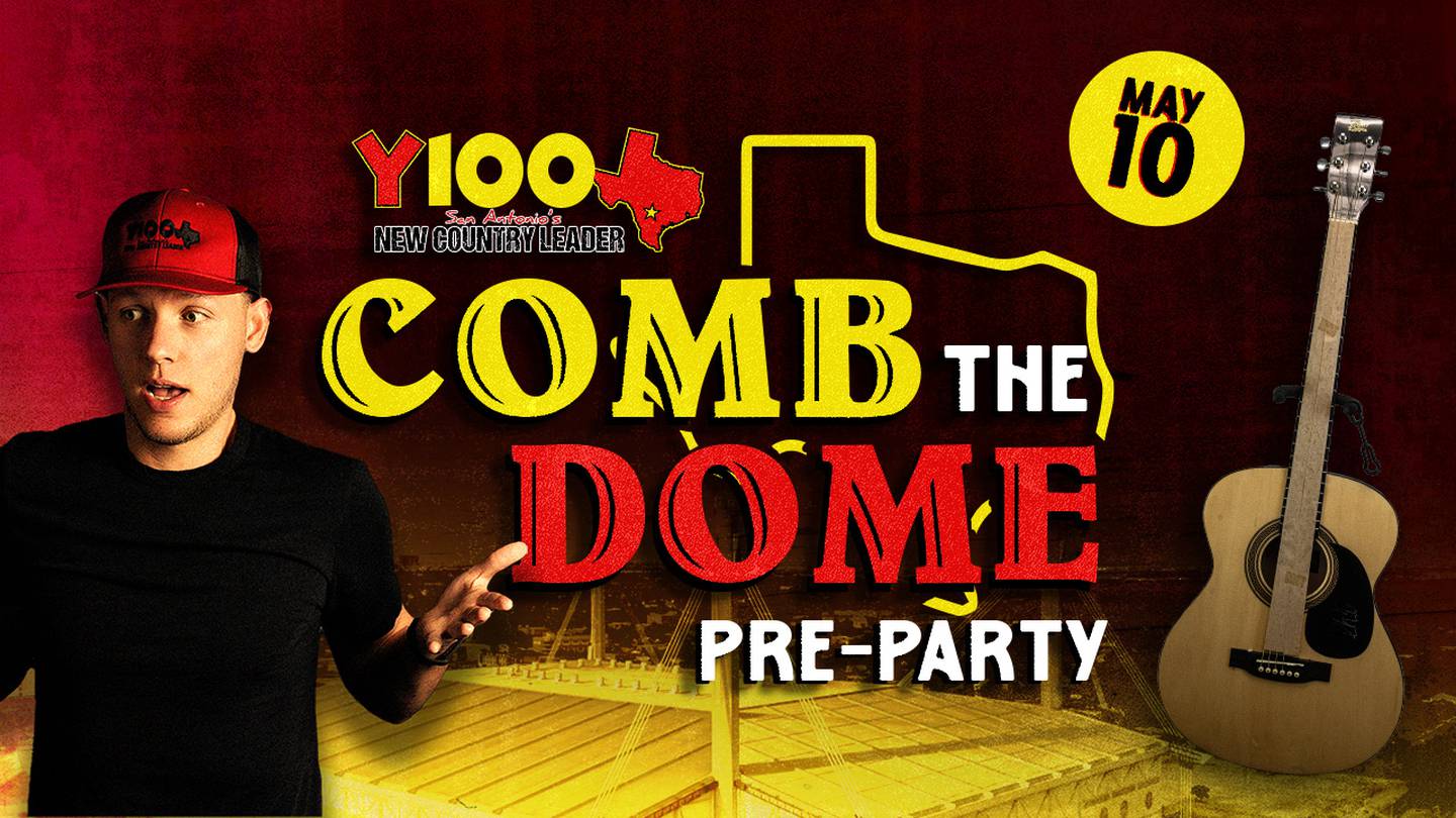 Y100 is going to Comb The Dome, Friday night at the Alamodome for the Luke Combs concert! Brody will be live at The Espee starting at 3pm, come by and say HAPPY BIRTHDAY to Brody! Register to win an Autographed Luke Combs guitar, and last chance tickets to the show!