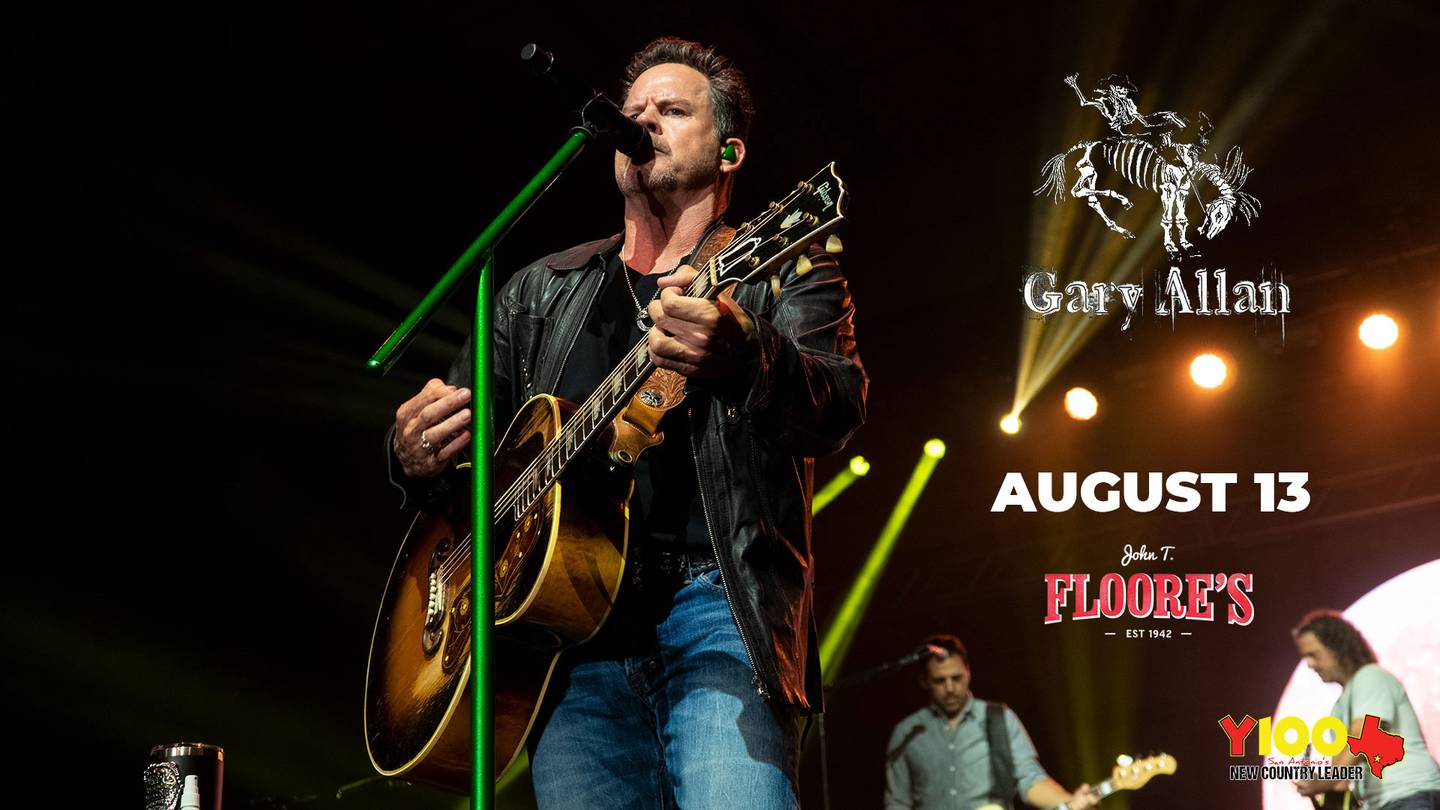 Y100 CONCERT ANNOUNCEMENT: Gary Allan at Floore’s August 13th