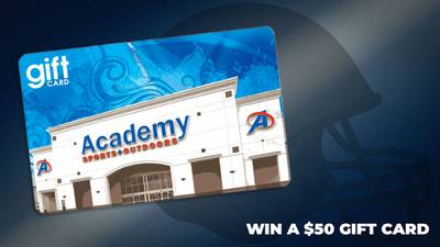 Win a $50 Academy Sports + Outdoor Gift Card with Y100 Morning Show