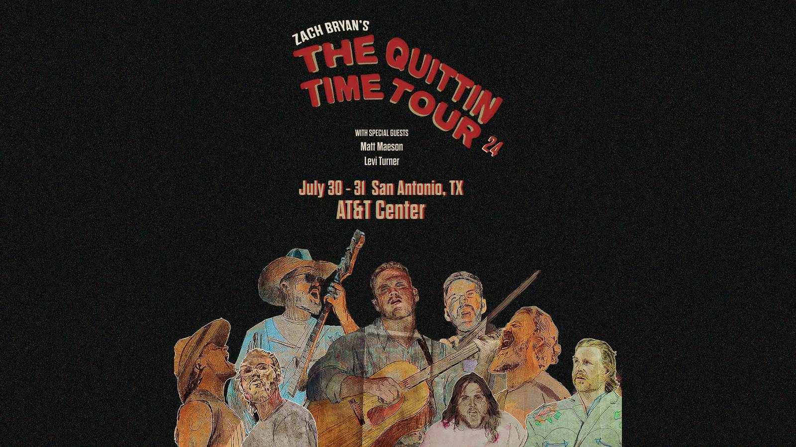 Zach Bryan The Quittin’ Time Tour July 3031, 2024 Y100 FM