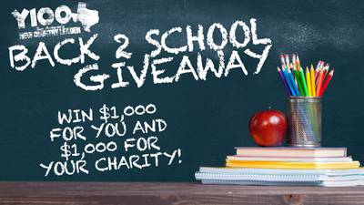 Win $1,000 for You and $1,000 For Your Favorite Charity or School