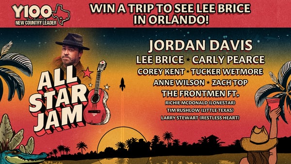 Win a Trip to Orlando for the All Star Jam with Jordan Davis, Lee Brice, Carly Pearce, and More!