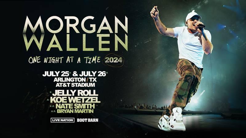 Morgan Wallen - July 25 & 26, 2024 at AT&T& Stadium in Arlington