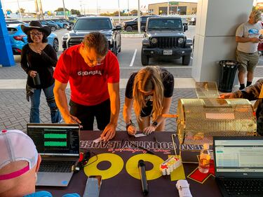 Wednesday, November 6, 2024, Y100 stopped at Gunn Chevrolet to give away tickets to the 2024 Y100 Gamez Law 8 Man Jam, presented by Bud Light! We gave away a bunch of tickets to the show! Come out to all the ticket stops for your chance to win!