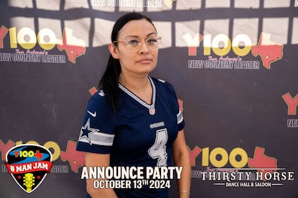 Photos from the Y100 Gamez Law 8 Man Jam presented by Bud Light Announce Party at Thirsty Horse Saloon, on October 13, 2024! We announced all 8 artists coming to this year's 8 Man Jam, and gave away FLOOR SEATS to 8 lucky people!