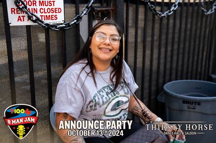 Photos from the Y100 Gamez Law 8 Man Jam presented by Bud Light Announce Party at Thirsty Horse Saloon, on October 13, 2024! We announced all 8 artists coming to this year's 8 Man Jam, and gave away FLOOR SEATS to 8 lucky people!