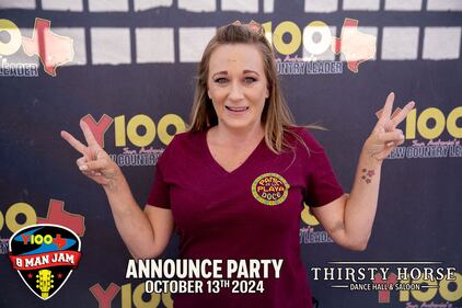 Photos from the Y100 Gamez Law 8 Man Jam presented by Bud Light Announce Party at Thirsty Horse Saloon, on October 13, 2024! We announced all 8 artists coming to this year's 8 Man Jam, and gave away FLOOR SEATS to 8 lucky people!