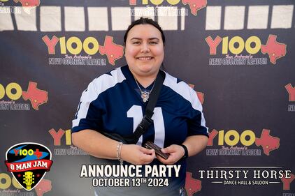 Photos from the Y100 Gamez Law 8 Man Jam presented by Bud Light Announce Party at Thirsty Horse Saloon, on October 13, 2024! We announced all 8 artists coming to this year's 8 Man Jam, and gave away FLOOR SEATS to 8 lucky people!