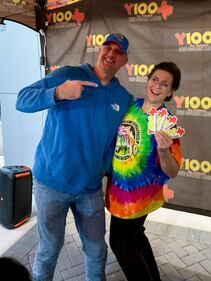 Wednesday, November 6, 2024, Y100 stopped at Gunn Chevrolet to give away tickets to the 2024 Y100 Gamez Law 8 Man Jam, presented by Bud Light! We gave away a bunch of tickets to the show! Come out to all the ticket stops for your chance to win!