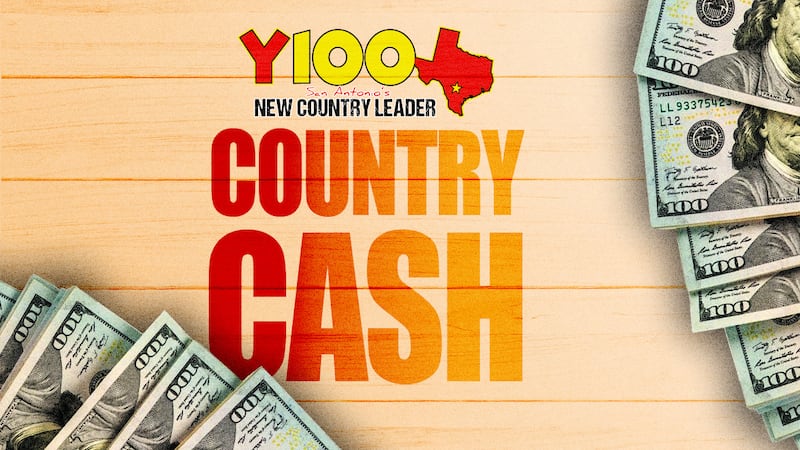 Y100 Country Cash - win $1,000, with FIVE chances every weekday!