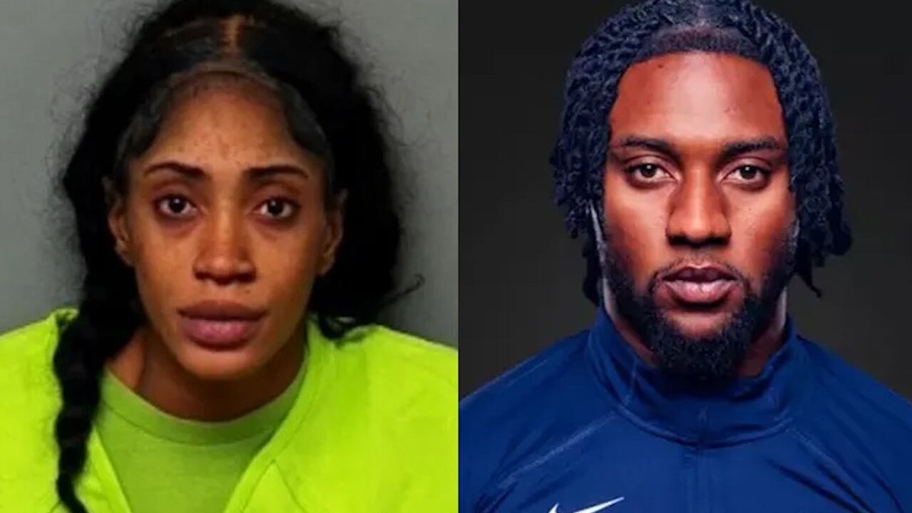Denita Jackson, left, is accused of fatally stabbing her boyfriend, Kevaughn Goldson during a fight.