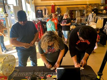 Saturday, November 16, 2024, Y100 stopped at Boot Barn to give away tickets to the 2024 Y100 Gamez Law 8 Man Jam, presented by Bud Light! We gave away a bunch of tickets to the show! Come out to all the ticket stops for your chance to win!