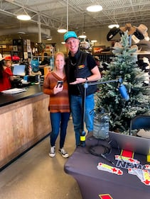 Saturday, November 16, 2024, Y100 stopped at Boot Barn to give away tickets to the 2024 Y100 Gamez Law 8 Man Jam, presented by Bud Light! We gave away a bunch of tickets to the show! Come out to all the ticket stops for your chance to win!