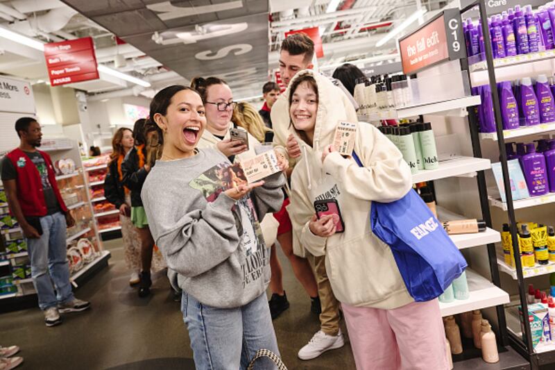 Target shoppers buying Taylor Swift's "The Life of a Showgirl"