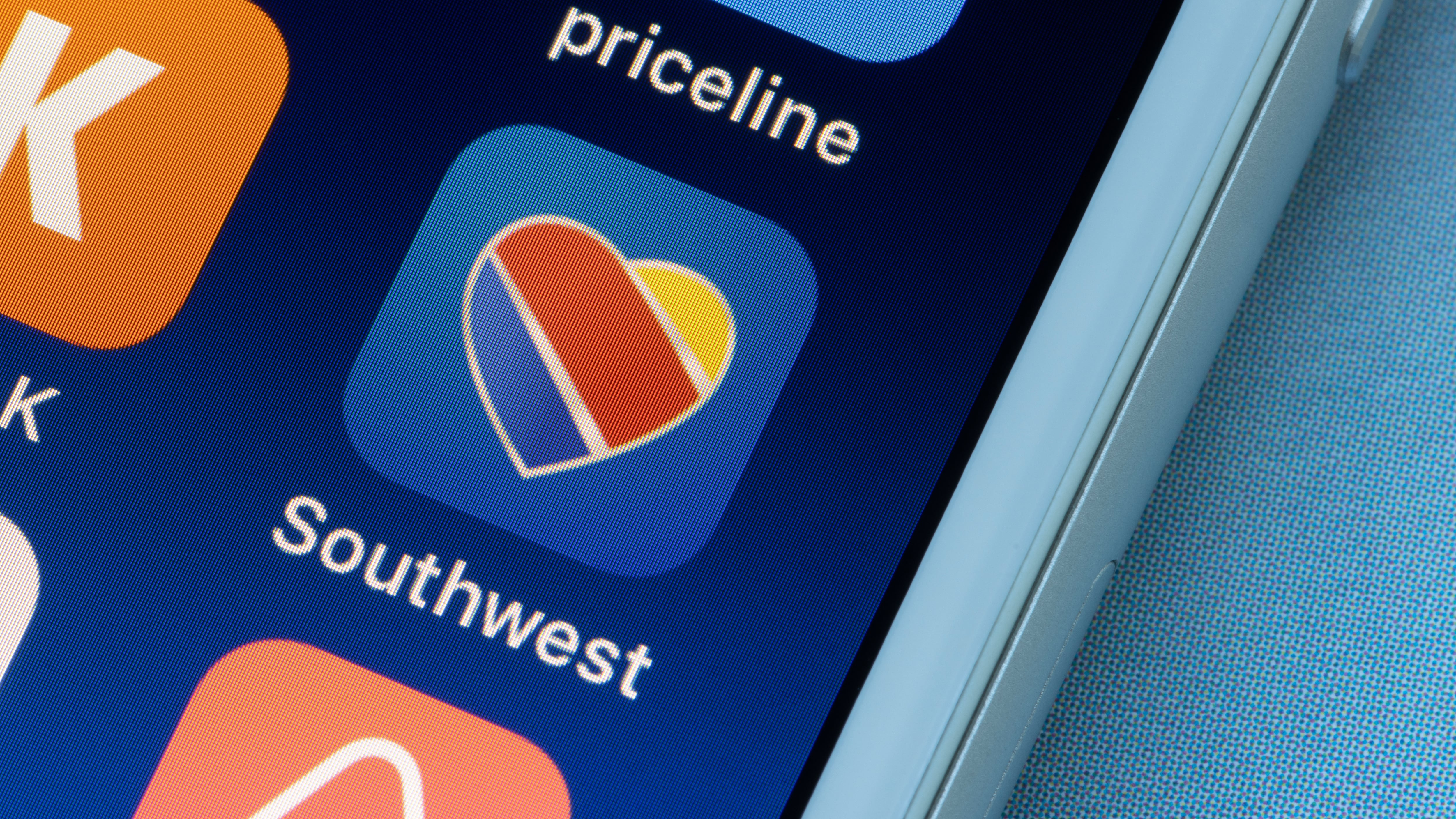 Southwest app on a phone