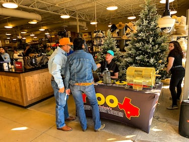 Saturday, November 16, 2024, Y100 stopped at Boot Barn to give away tickets to the 2024 Y100 Gamez Law 8 Man Jam, presented by Bud Light! We gave away a bunch of tickets to the show! Come out to all the ticket stops for your chance to win!