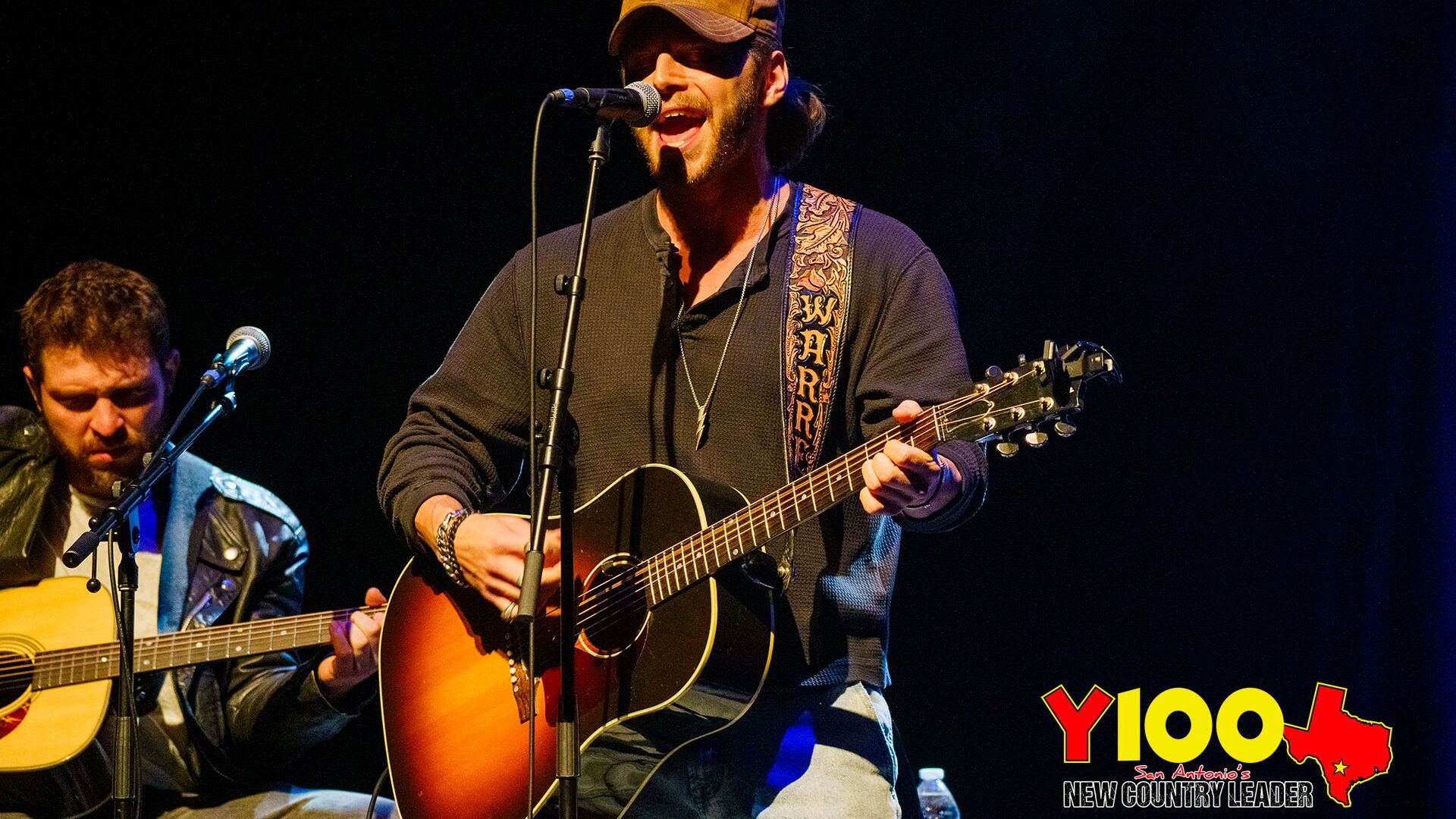 Warren Zeiders is so great, and we are so happy to have been able to get him out the Y100 8 Man Jam after his tour with Jelly Roll! We’re so glad he could join us for our year-end party. Thanks to everyone who came out (and worked hard to win those tickets)!