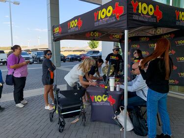 Wednesday, October 16, 2024, Y100 stopped at Gunn Chevrolet to give away tickets to the 2024 Y100 Gamez Law 8 Man Jam, presented by Bud Light! We gave away a bunch of tickets to the show! Come out to all the ticket stops for your chance to win!