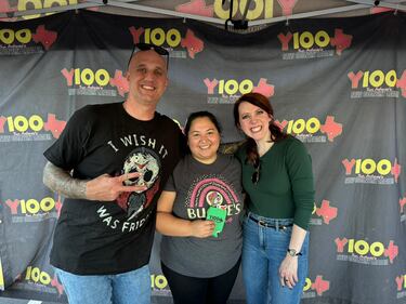 Thursday, October 24, 2024, Y100 stopped at Gamez Law Firm to give away tickets to the 2024 Y100 Gamez Law 8 Man Jam, presented by Bud Light! We gave away a bunch of tickets to the show! Come out to all the ticket stops for your chance to win!