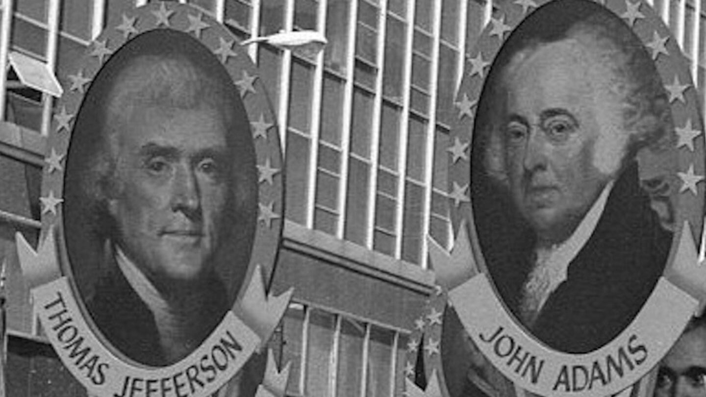 John Adams and Thomas Jefferson died on July 4, 1826.